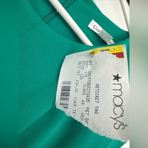 CALVIN KLEIN Calvin Klein Twist-Front Sheath Dress Size 12 New - Picture 7 of 8